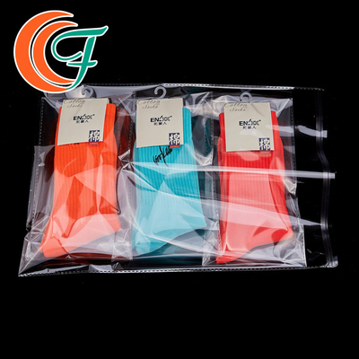 Su geçirmez OPP Açılıp Kapanabilir Plastik Torbalar Spor Çoraplarını Özelleştirme Kendinden Sızdırmazlık Torbası