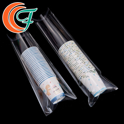 Bardak Ambalaj Uzun Plastik Torbalar Şeffaf Şeffaf OPP Kendinden Yapışkanlı Plastik Poli Çanta