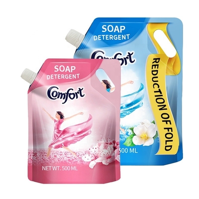 500 ml sıvı ambalaj torbası, toptan çıkartılmış paketli ayakta duran torba