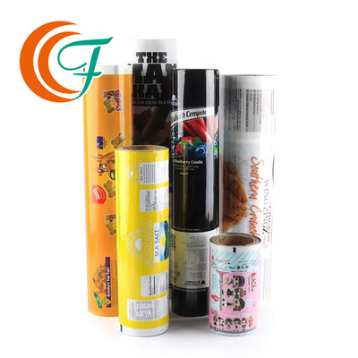 Makine Paketleme Fiksible Packaging Films Roll Alüminyum Laminated Food Packaging Film