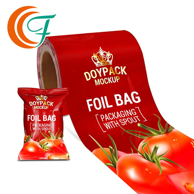 Chips Packaging Film Üretici Çok Renkli Yazdırma Plastik Film Gıda Paket Çuvalı